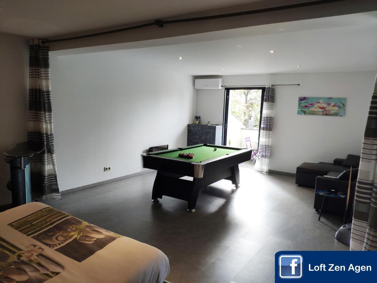 Loft Zen Spa Balneo Parking Gratuit Sauna Hammam Billard Agen Esterno foto